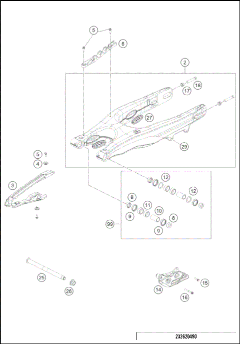 2023 KTM Motorcycles Parts-Finder Diagrams | Mt. Holly Motorsports ...