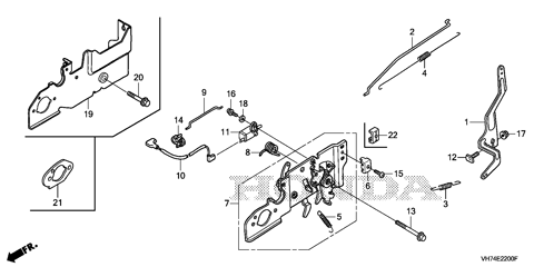 honda mower carburetor diagram