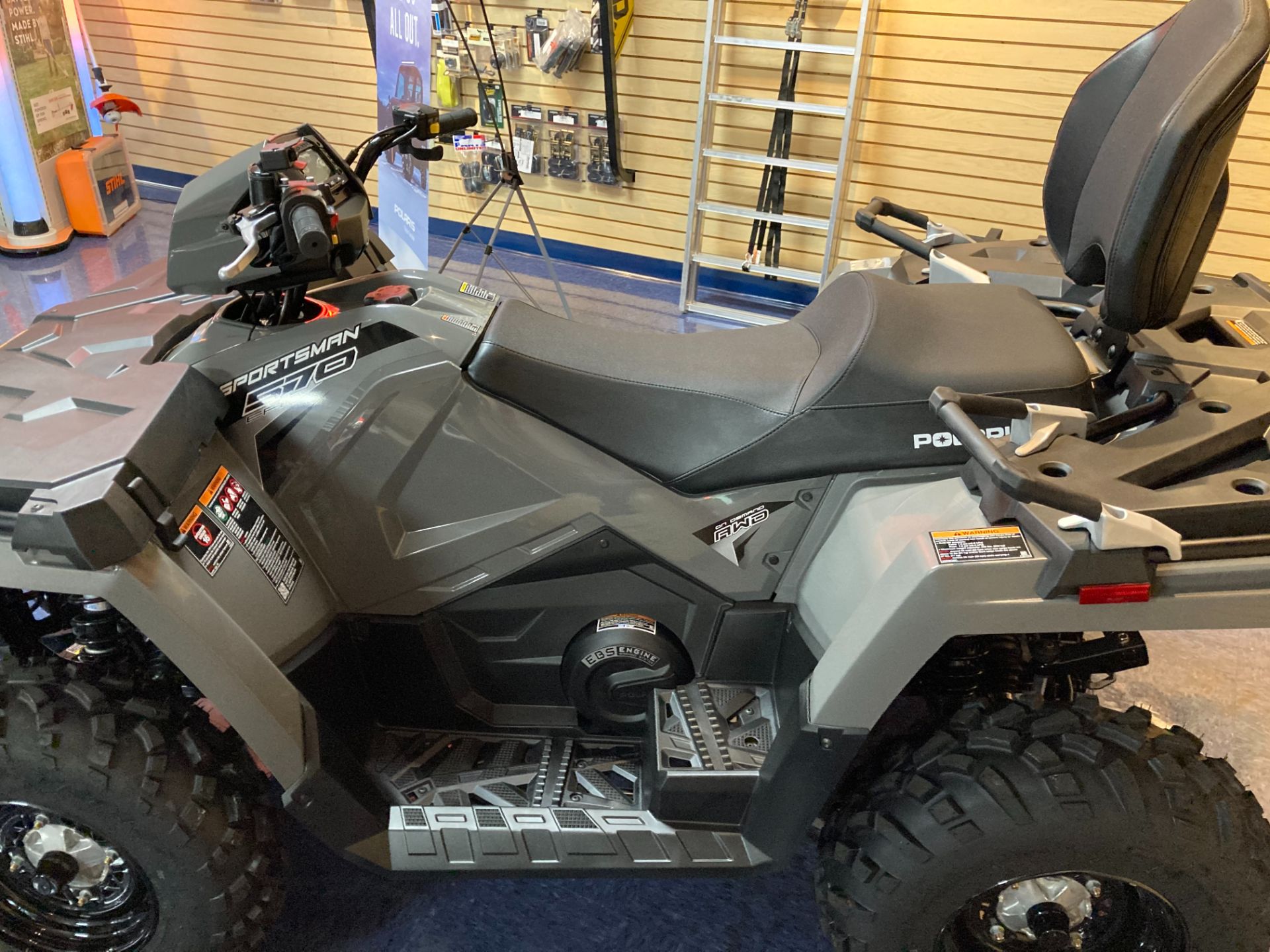 New 21 Polaris Sportsman Touring 570 Eps Atvs In Beaver Dam Wi N A Titanium Metallic