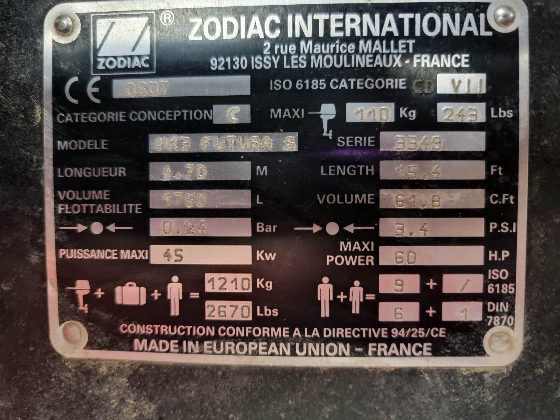 1999 Zodiac MK3 in Ortonville, Minnesota - Photo 6