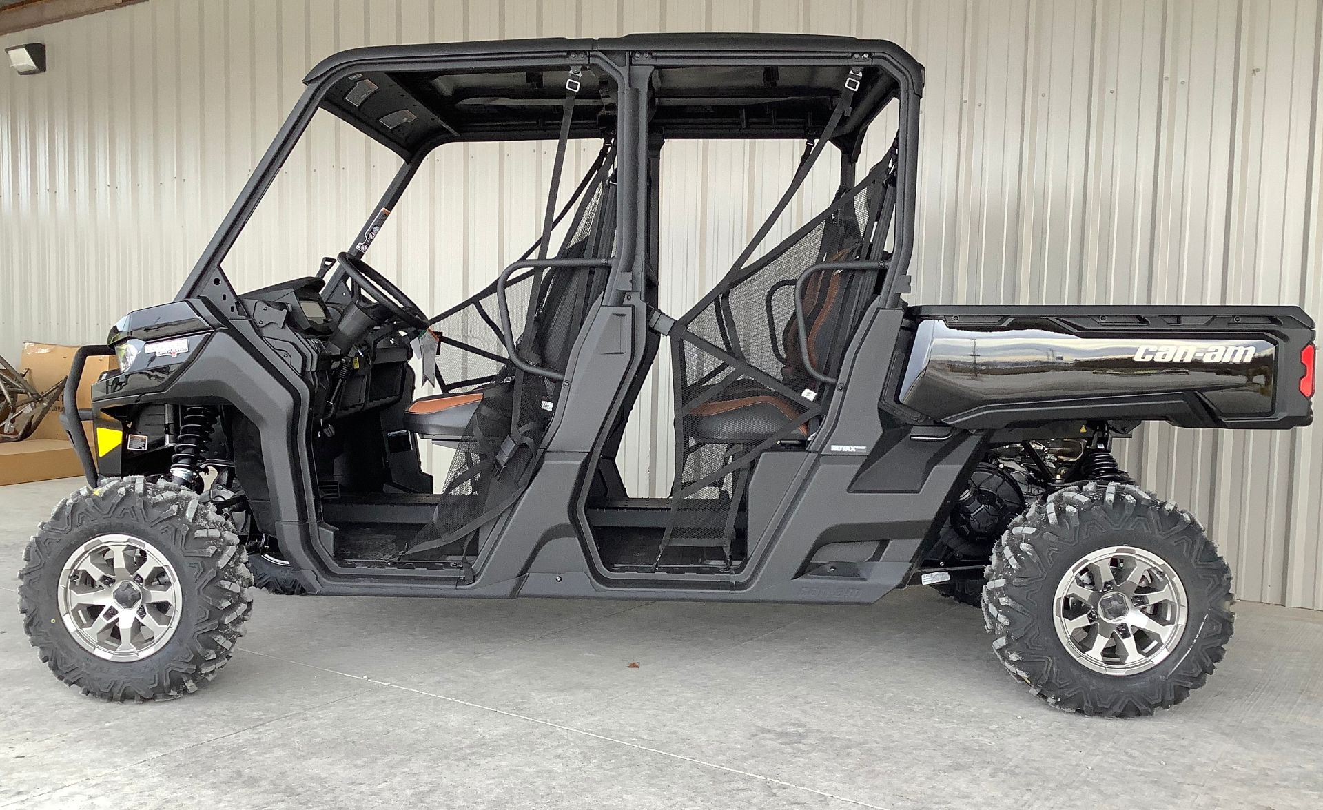 New 2022 CanAm Defender MAX Lone Star HD10 Night Black Utility Vehicles in Gainesville TX