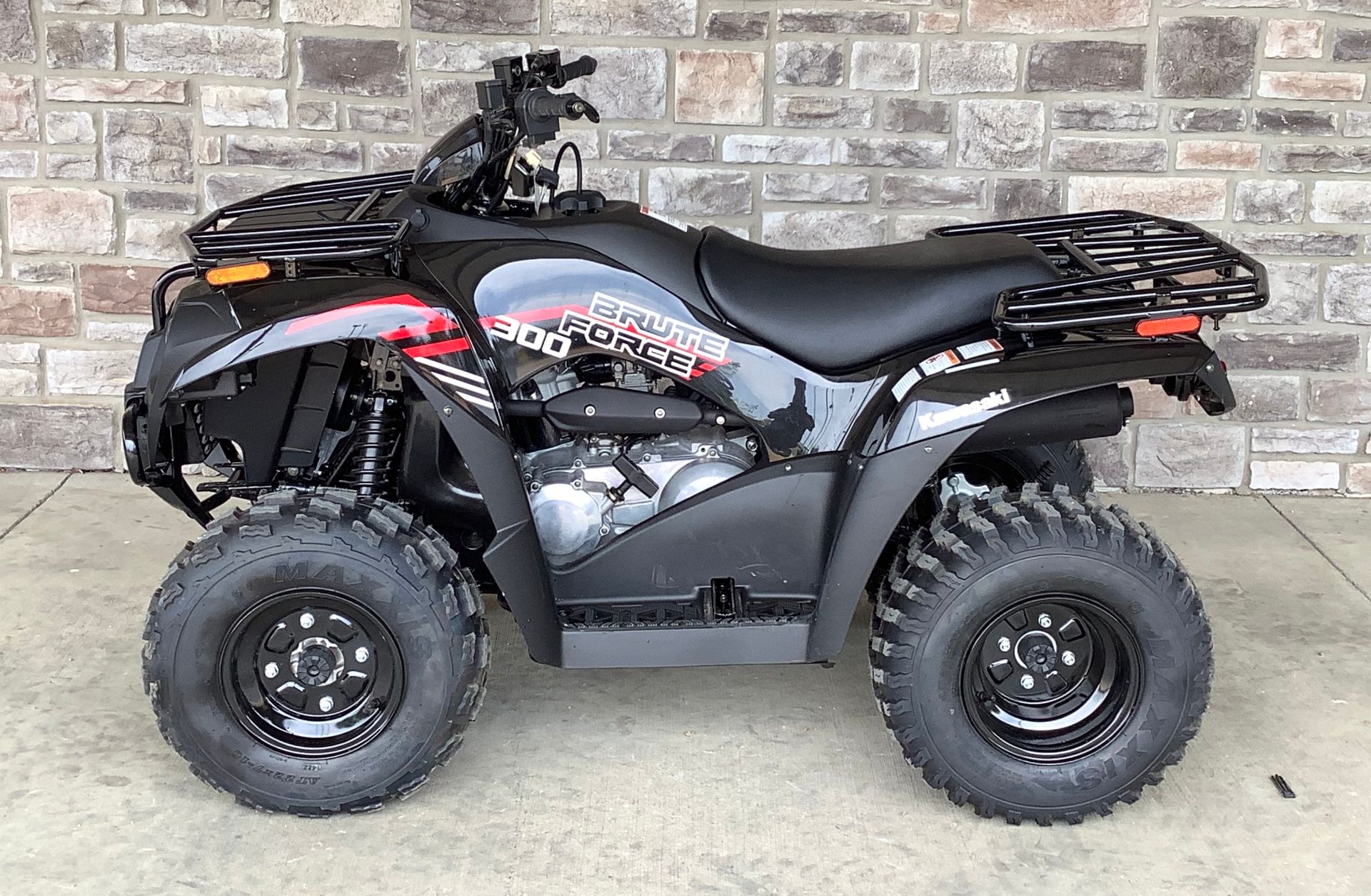 New 2023 Kawasaki Brute Force 300 Super Black ATVs in Gainesville TX