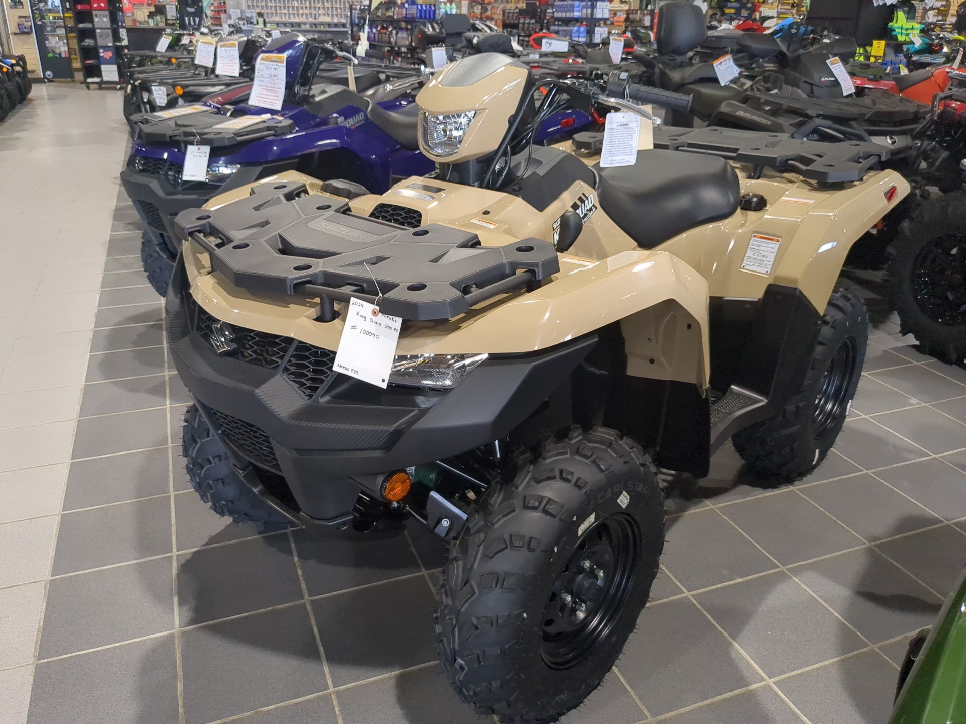 2024 Suzuki KingQuad 500AXi Power Steering in Chaffee, New York - Photo 1