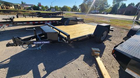 2023 Sure-Trac 7.5x12 Single Axle Tilt Bed Equipment Trailer, 7.8K in Chandler, Oklahoma - Photo 1