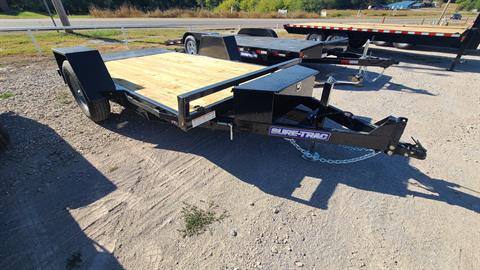 2023 Sure-Trac 7.5x12 Single Axle Tilt Bed Equipment Trailer, 7.8K in Chandler, Oklahoma - Photo 2