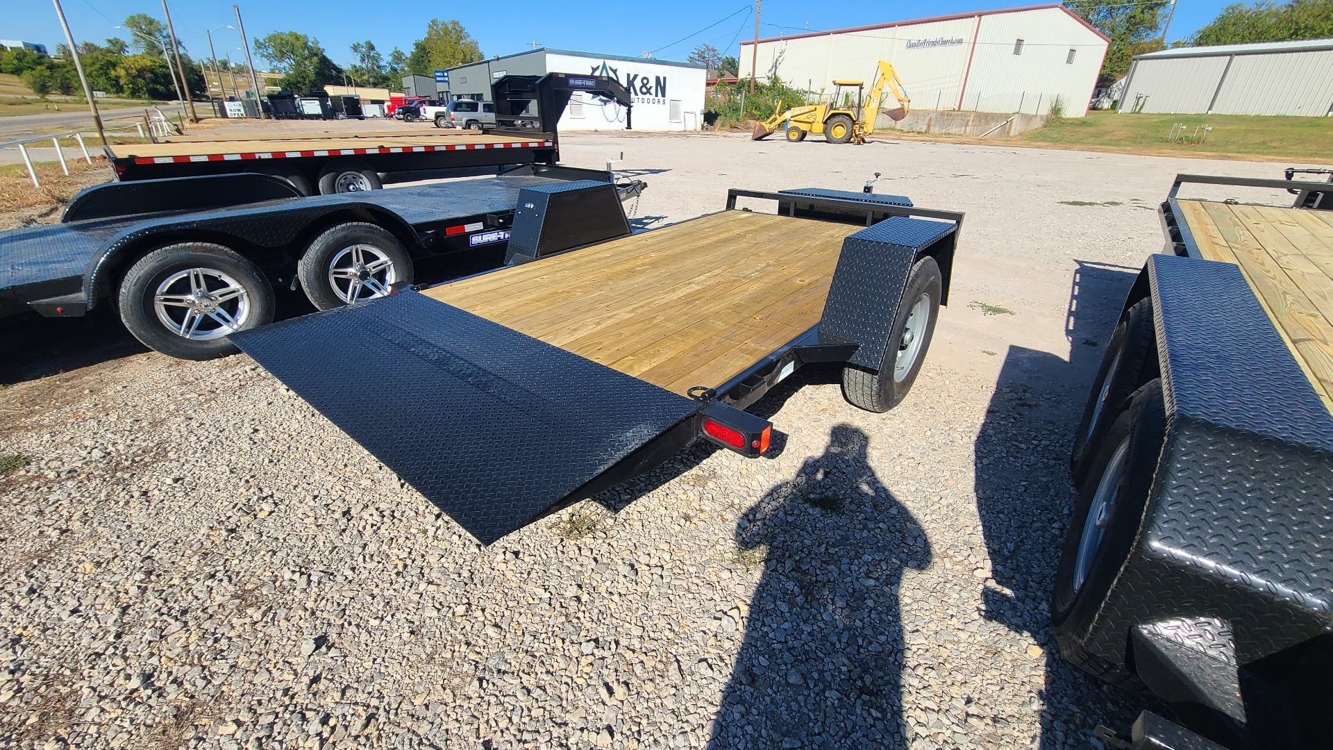 2023 Sure-Trac 7.5x12 Single Axle Tilt Bed Equipment Trailer, 7.8K in Chandler, Oklahoma - Photo 3