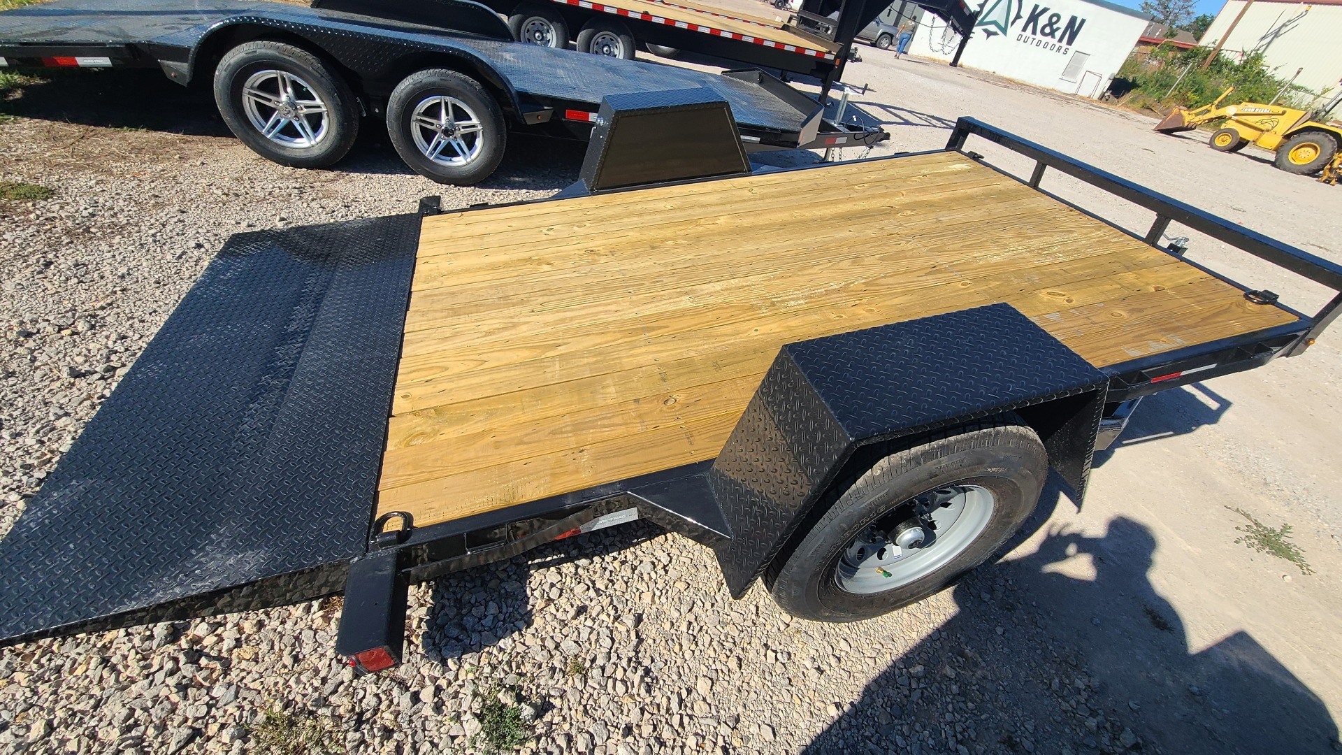 2023 Sure-Trac 7.5x12 Single Axle Tilt Bed Equipment Trailer, 7.8K in Chandler, Oklahoma - Photo 5