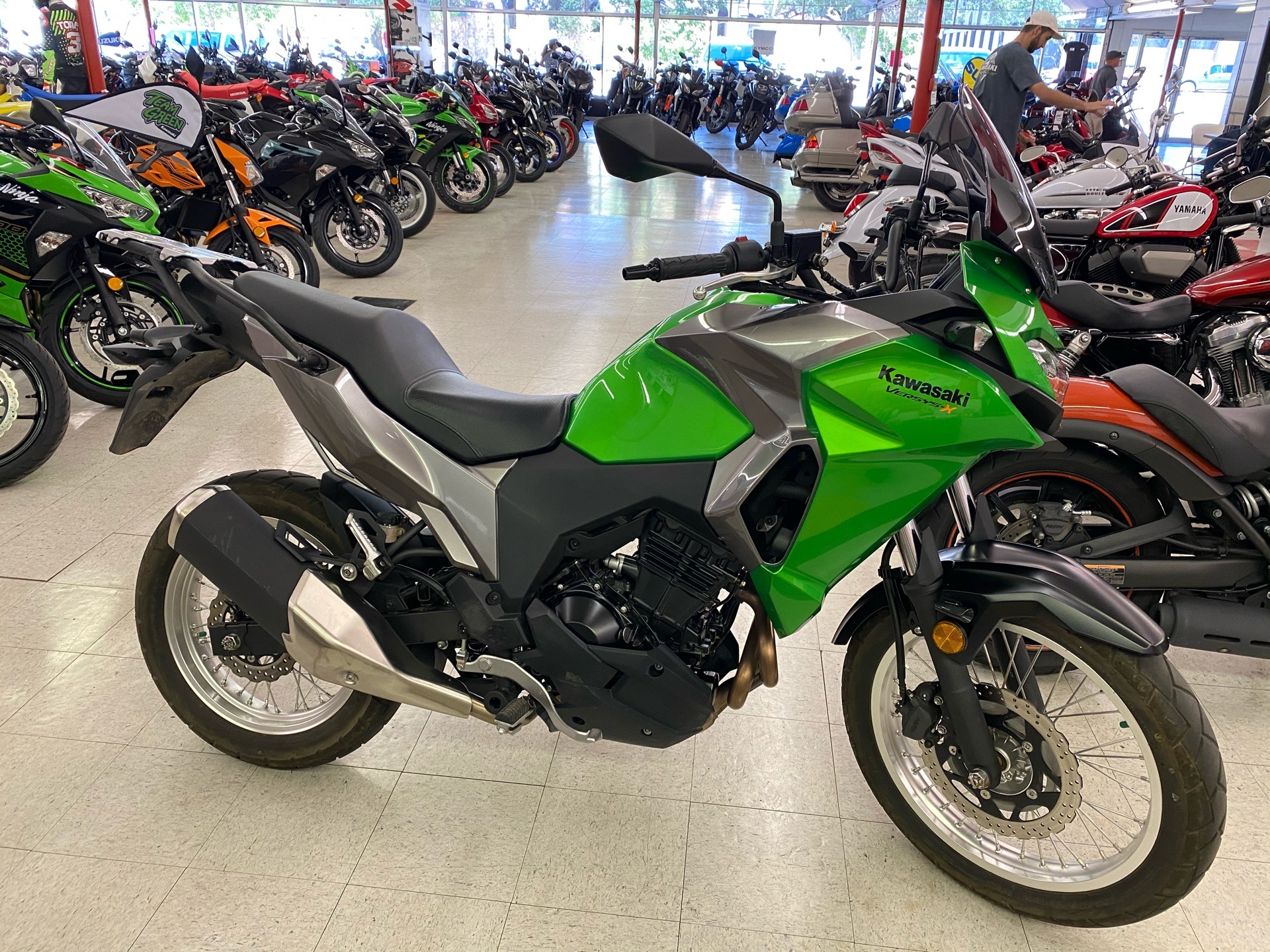 kawasaki adventure motorcycle