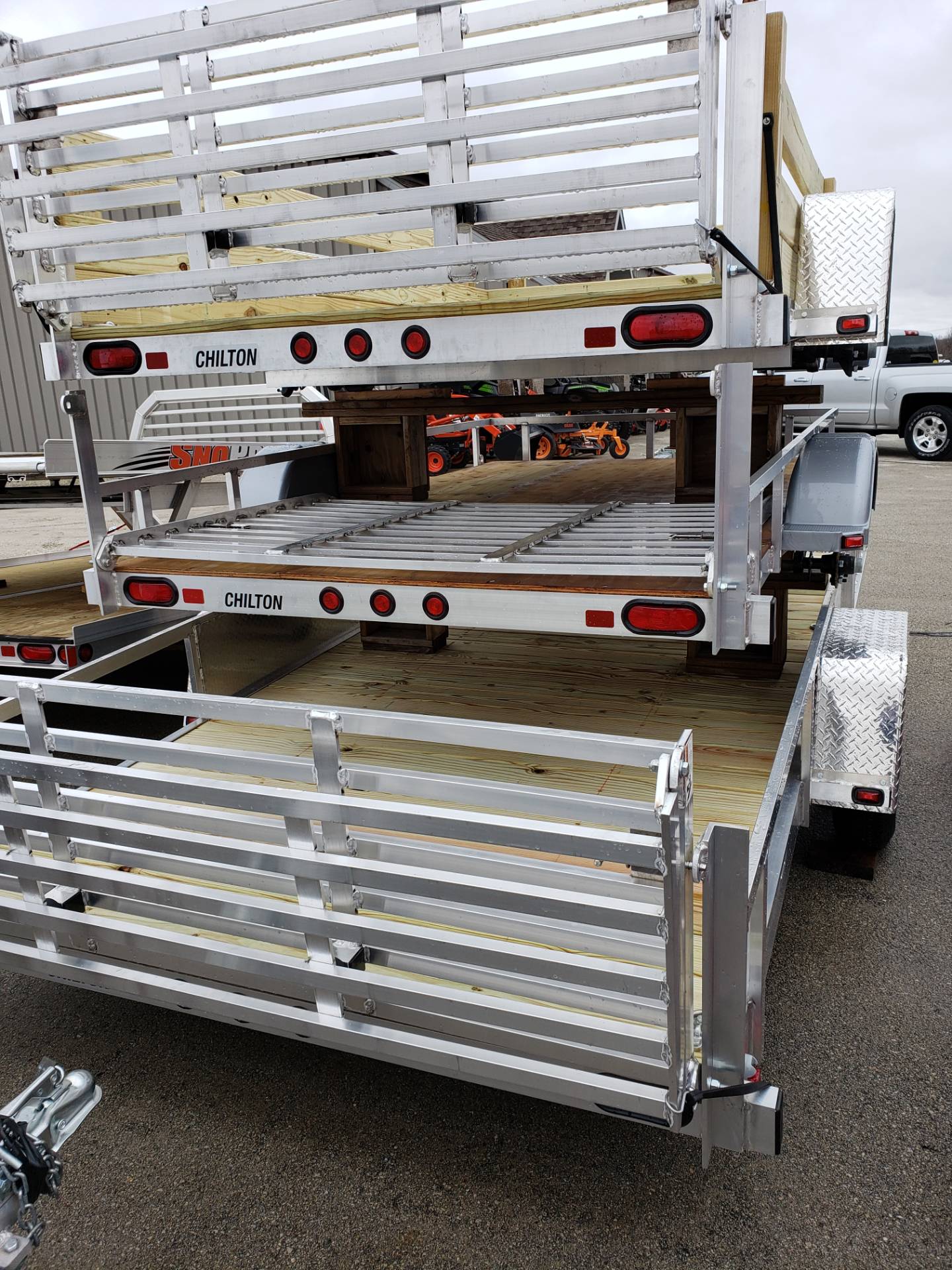 New 2019 Chilton 6 X 10 WRamp Trailers in Francis Creek, WI | Stock 