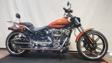 Used 2019 Harley Davidson Breakout 114 Scorched Orange Black Denim Motorcycles In Syracuse Ny A0047194