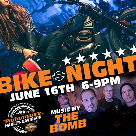 BIKE NIGHT with The Bomb!