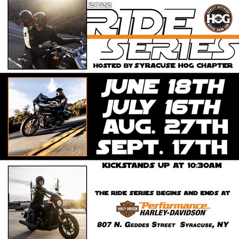 2022 RIDE SERIES hosted by the Syracuse HOG Chapter