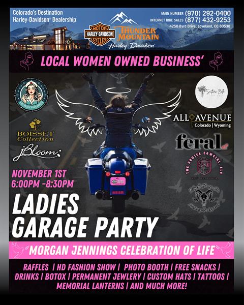 Ladies Garage Party | Morgan Jennings Celebration of Life!