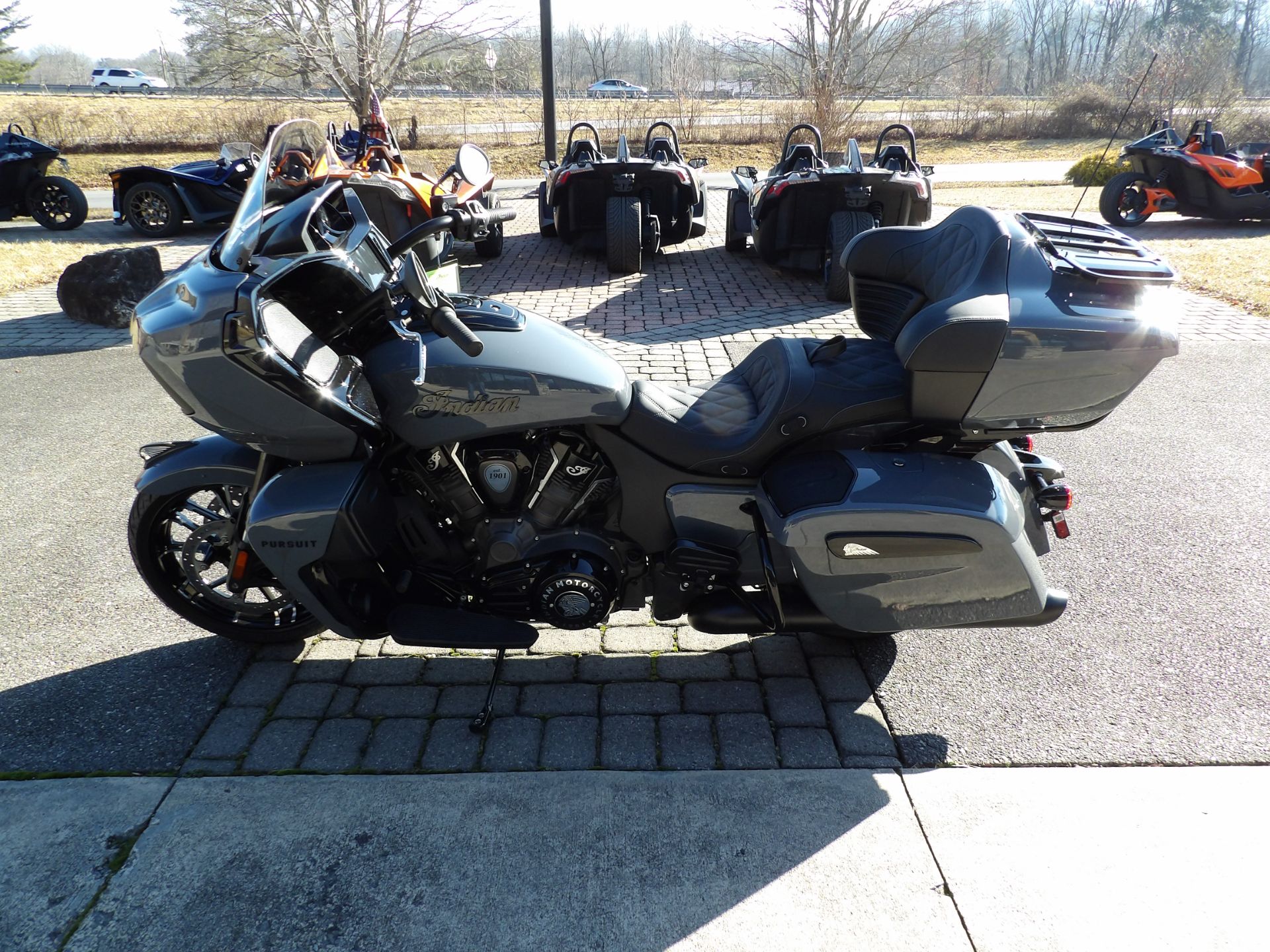 2024 Indian Motorcycle Pursuit® Dark Horse® with PowerBand Audio Package in Waynesville, North Carolina - Photo 1
