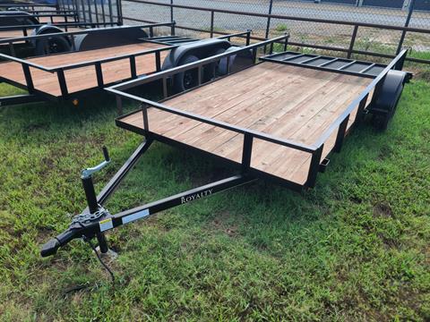 2022 ROYALTY FAB TRAILERS 14' SINGLE AXLE WITH RAMP in Durant, Oklahoma - Photo 2
