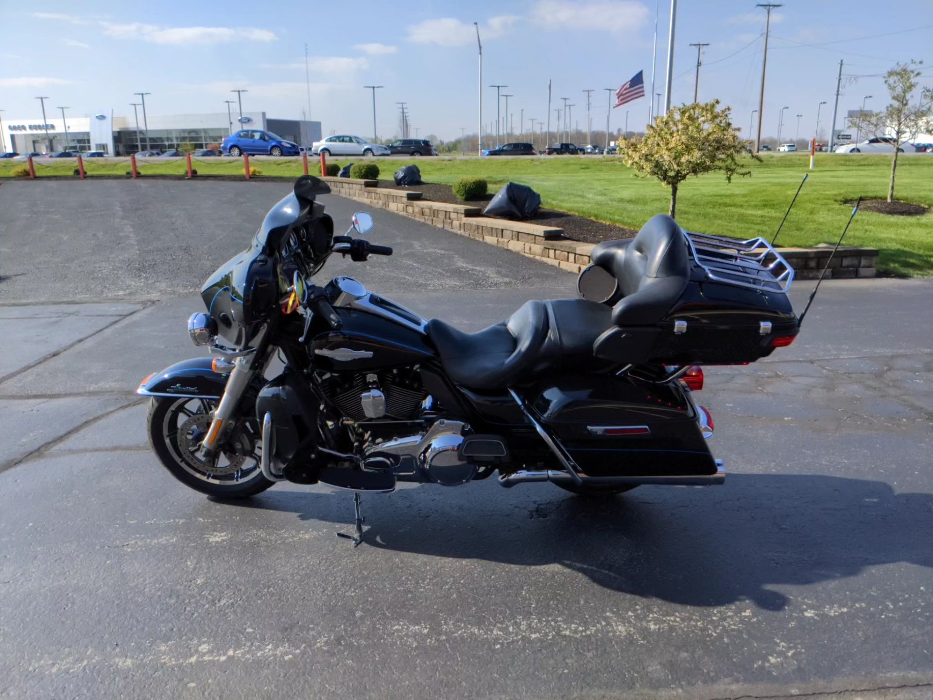 Used 2016 Harley Davidson Ultra Limited Peace Officer Vivid Black Motorcycles In Muncie In 21 31a