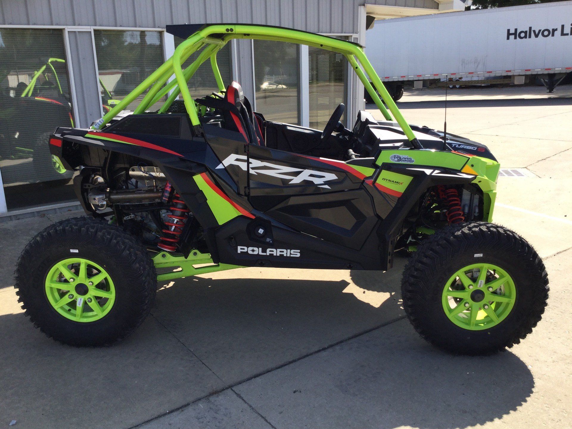 New 2021 Polaris RZR Turbo S Lifted Lime LE Utility Vehicles in