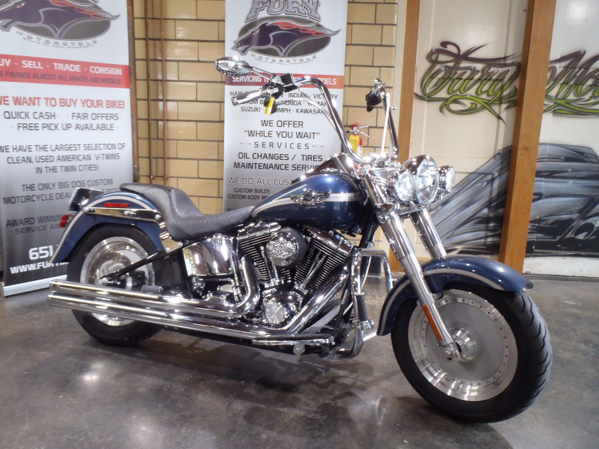 2003 Harley-Davidson FLSTF/FLSTFI Fat Boy® in South Saint Paul, Minnesota - Photo 1
