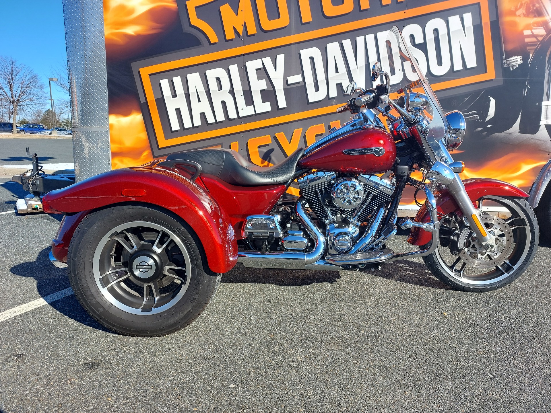 Custom Chrome Edge Cut Gear Shift Linkage For Harley Softail Touring Trike Flame