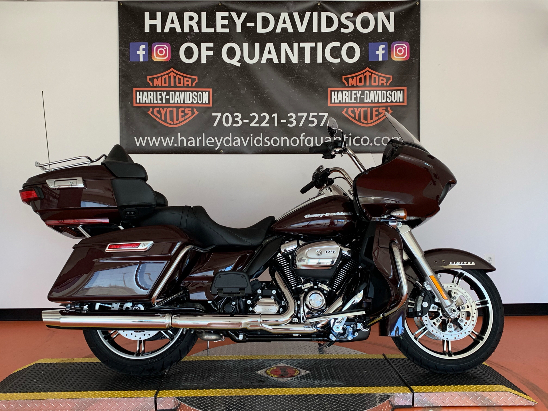 New 2021 Harley Davidson Road Glide Limited Midnight Crimson Motorcycles In Dumfries Va 606594
