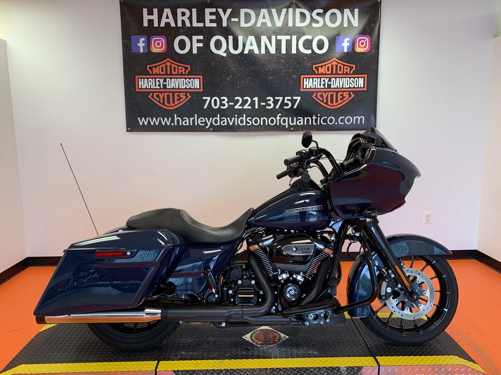 Used 2019 Harley Davidson Road Glide Special Billiard Blue Motorcycles In Orange Va 608782