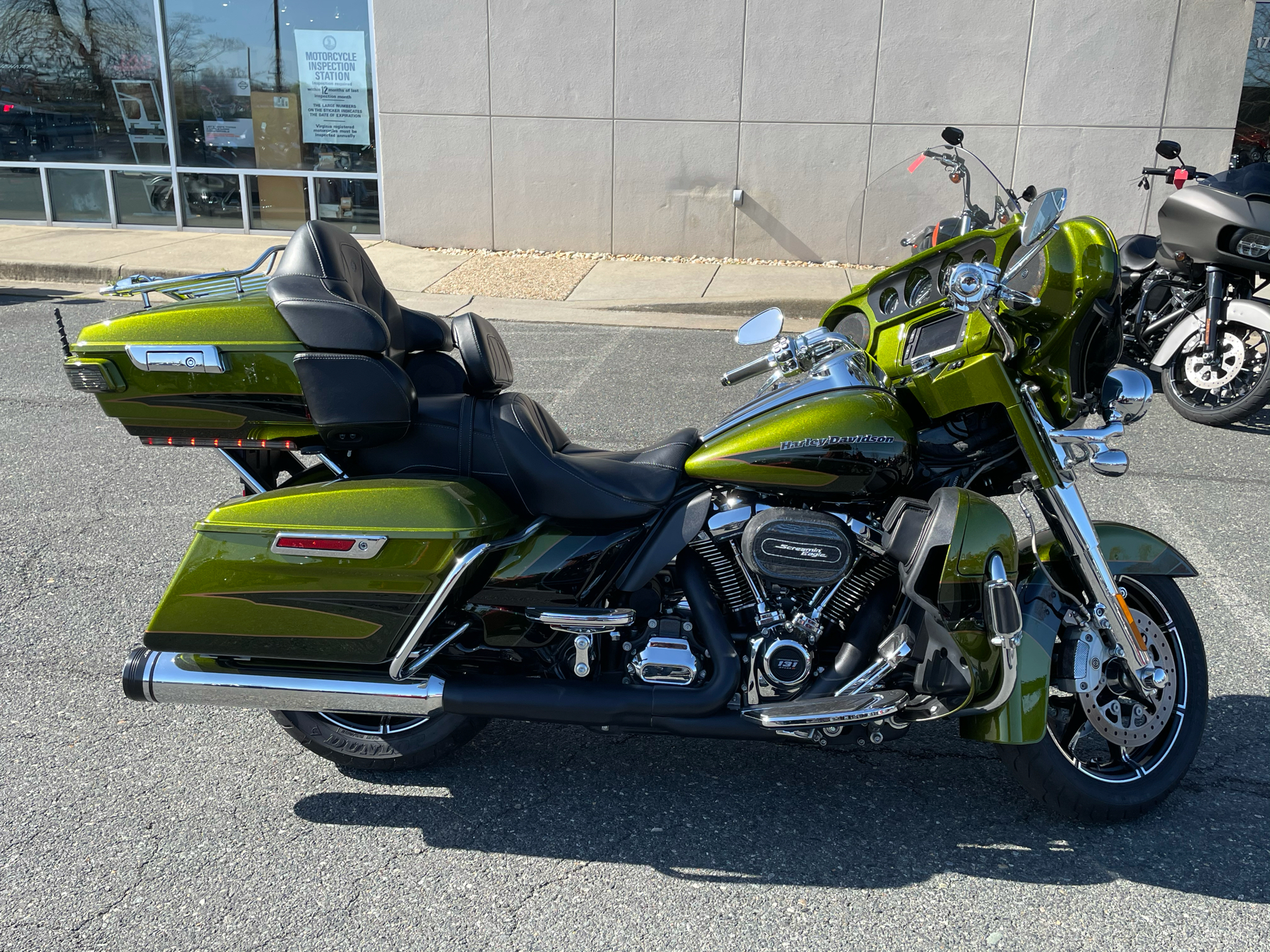 Used 2017 Harley Davidson Cvo Limited Spiked Olive Serpentine Green Motorcycles In Dumfries Va 960779