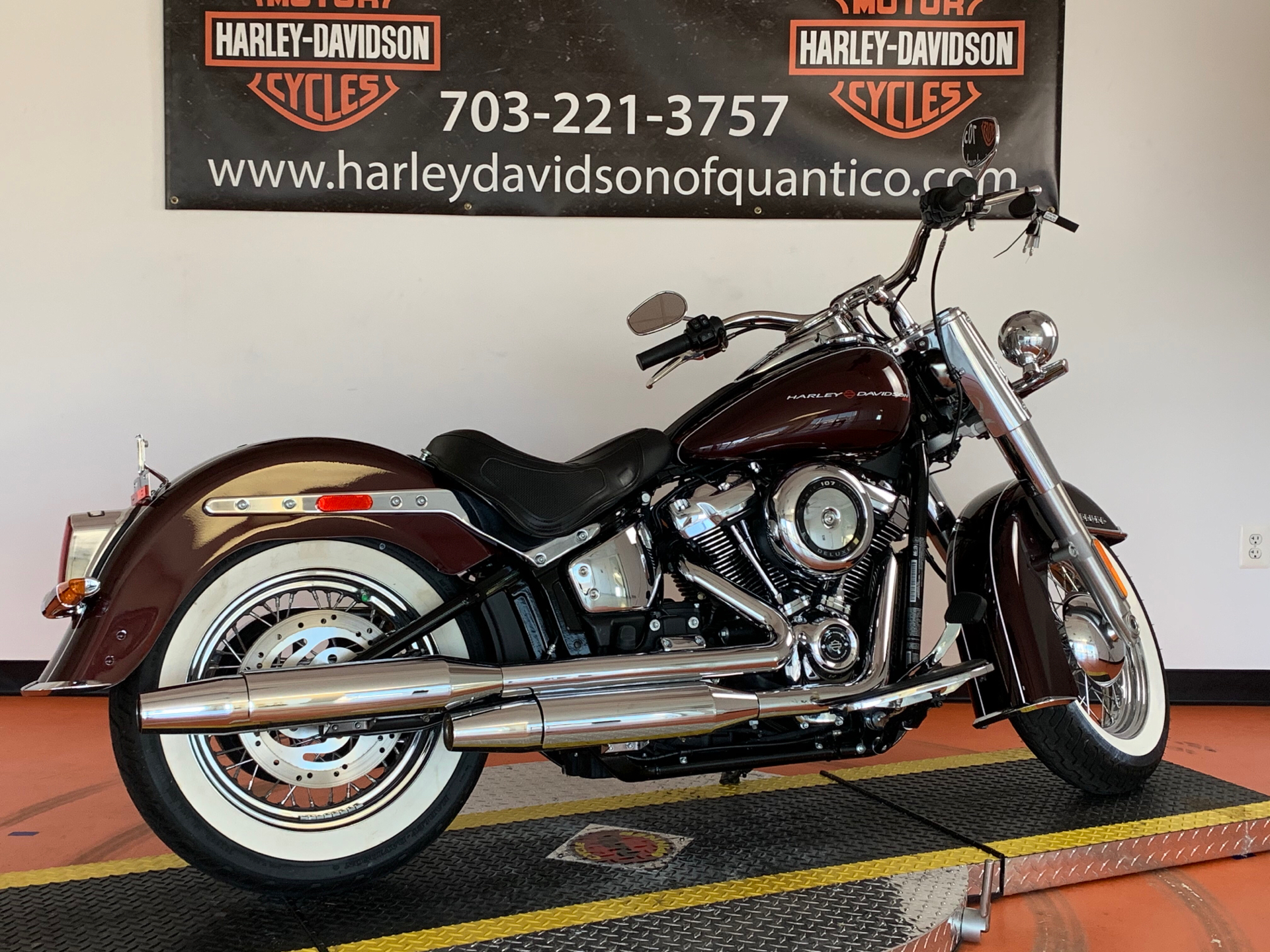 Used 2018 Harley Davidson Softail Deluxe 107 Twisted Cherry Motorcycles In Orange Va 080842