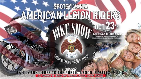 Spotsylvania American Legion Chapter 320 Riders Bike Show