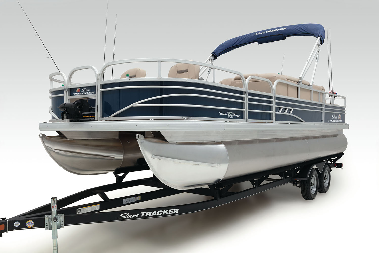 2023 Sun Tracker Fishin' Barge 22 DLX in Marquette, Michigan - Photo 11