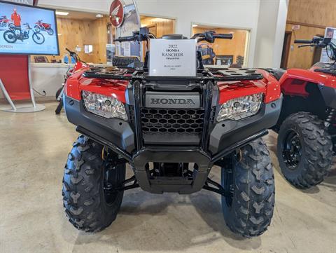 2022 Honda FourTrax Rancher in Winchester, Tennessee - Photo 3
