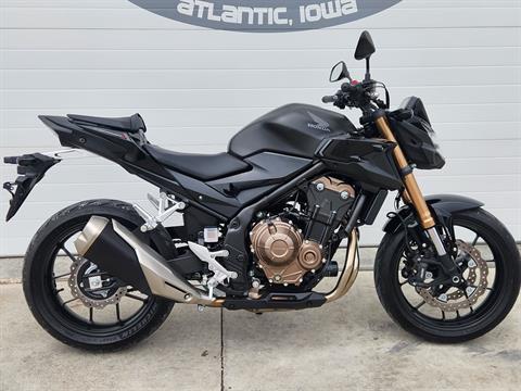 2023 Honda CB500F ABS in Atlantic, Iowa - Photo 2