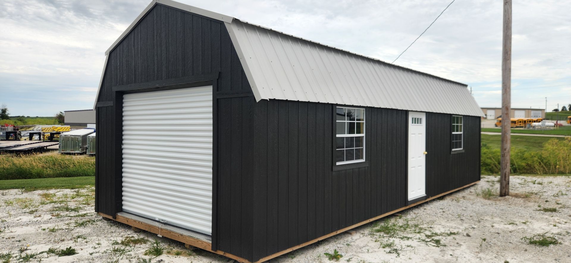 2024 Premier Buildings Lofted Garage 14x32 in Atlantic, Iowa - Photo 1