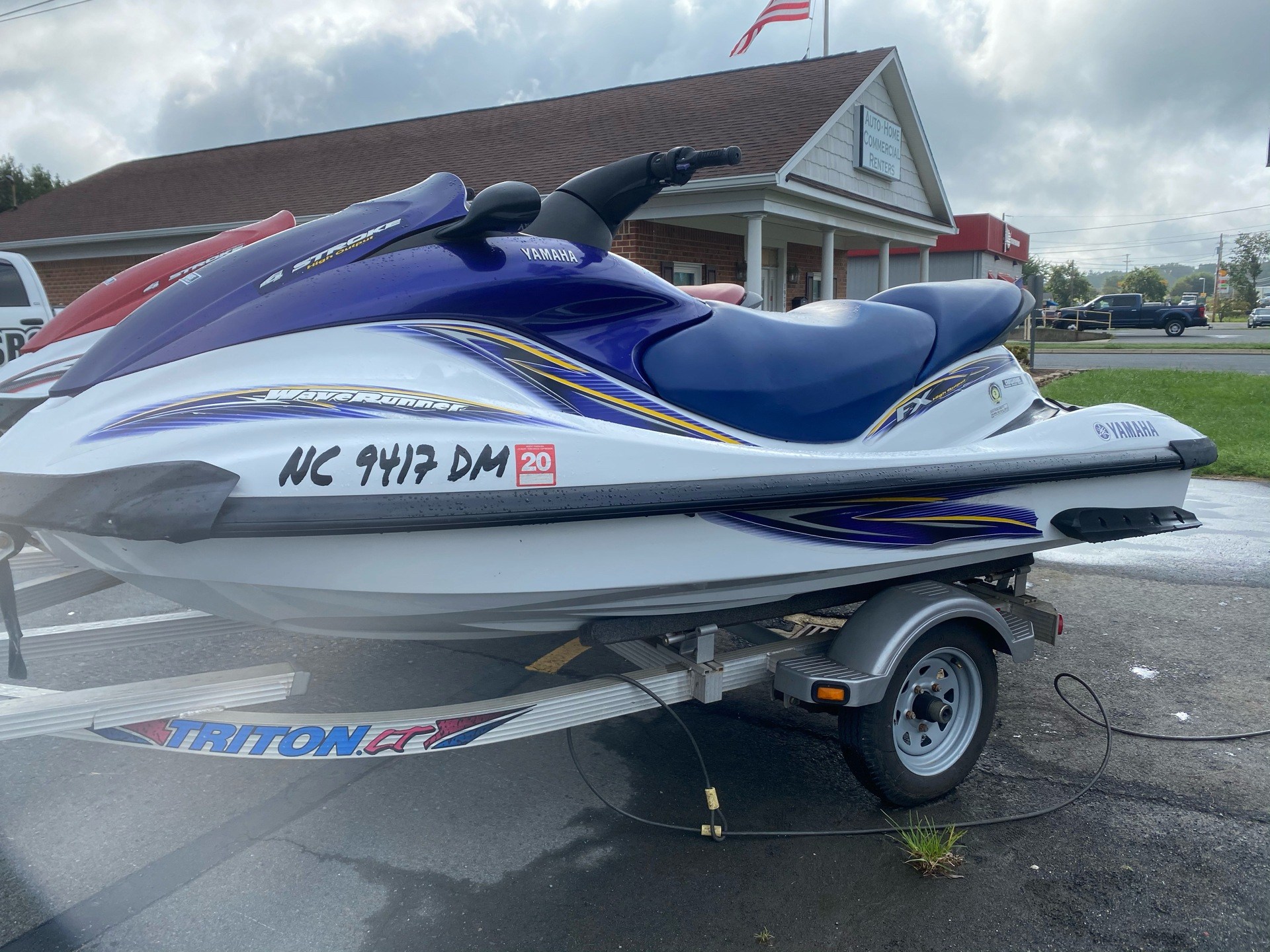 Used 04 Yamaha Waverunner Fx High Output Racing Blue Metallic Watercraft In Albemarle Nc N A