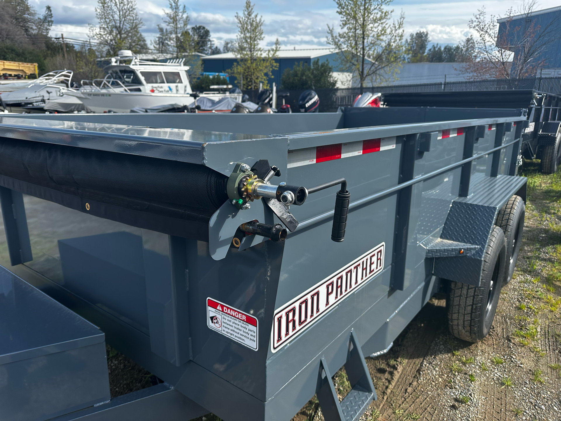 2024 IRON PANTHER TRAILERS 7X14X2 14K DUMP in Redding, California - Photo 4