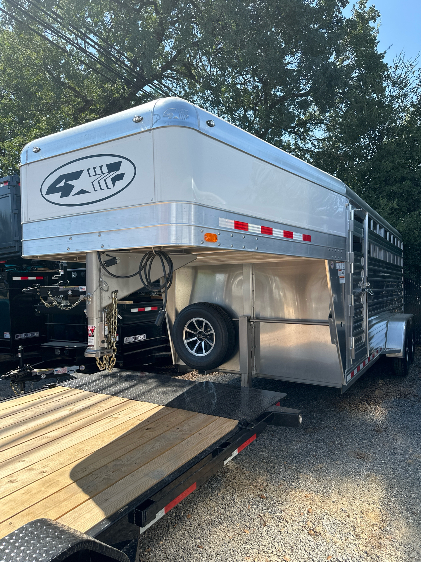 2025 4-Star Trailers 7X16 STOCK GN TRAILER in Redding, California - Photo 1