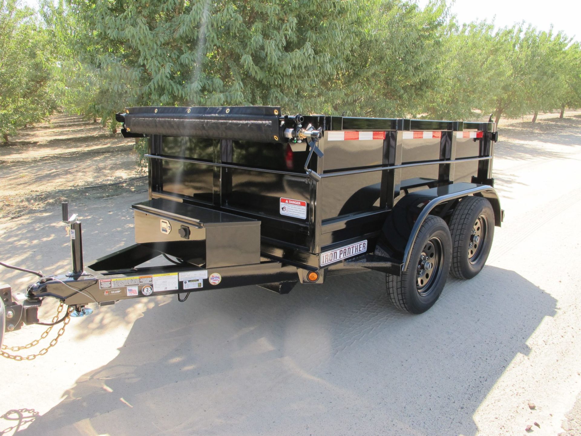 2024 IRON PANTHER TRAILERS 5X8X2 DUMP DT290 10K in Redding, California - Photo 3