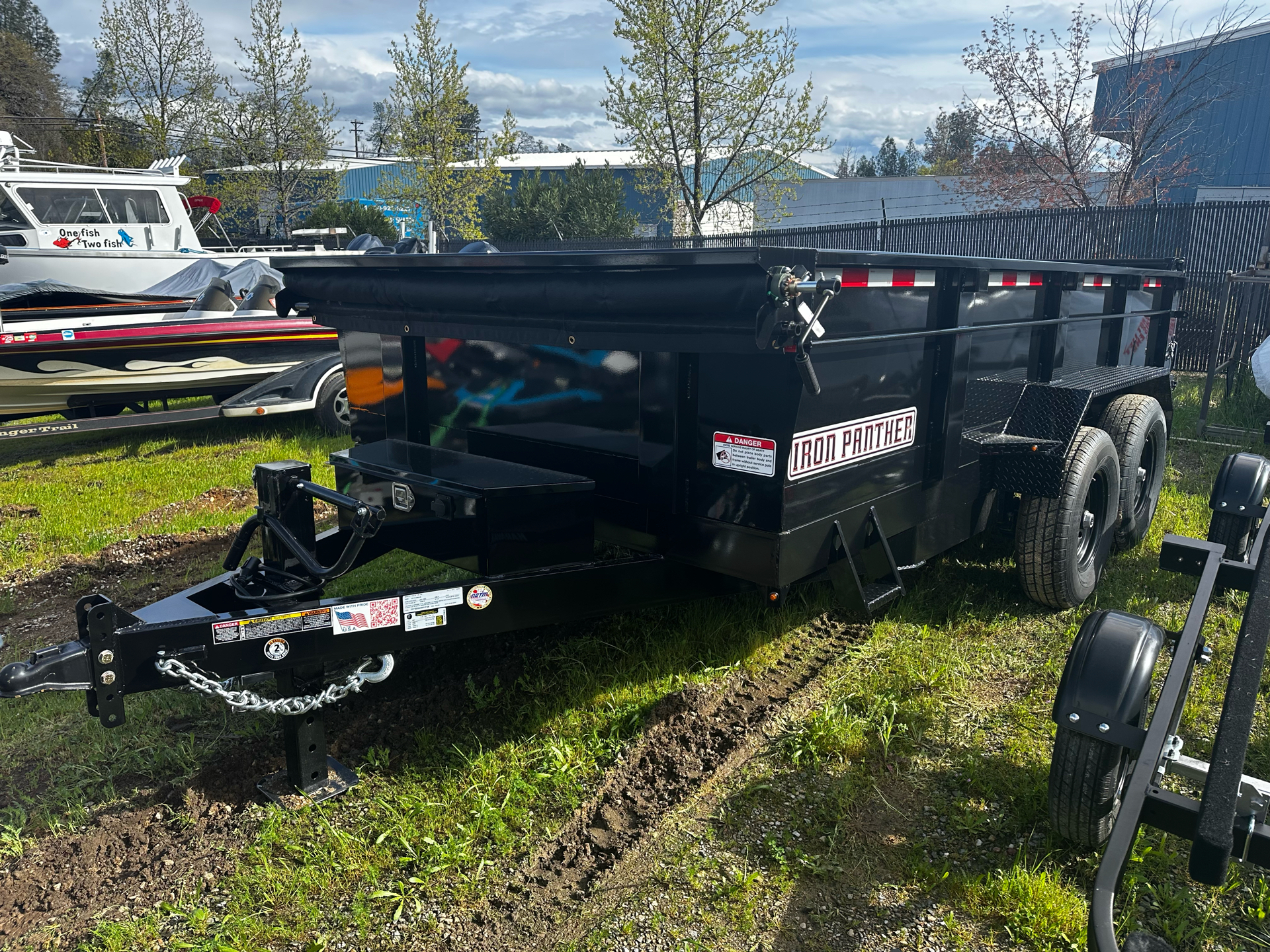 2024 IRON PANTHER TRAILERS 7X14X2 14K DUMP in Redding, California - Photo 1