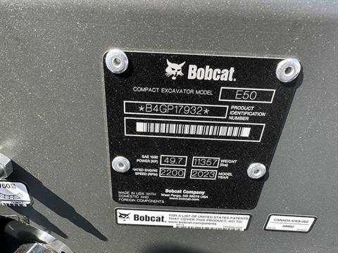 2023 Bobcat E50 R2-Series Bobcat Compact Excavator in Paso Robles, California - Photo 9