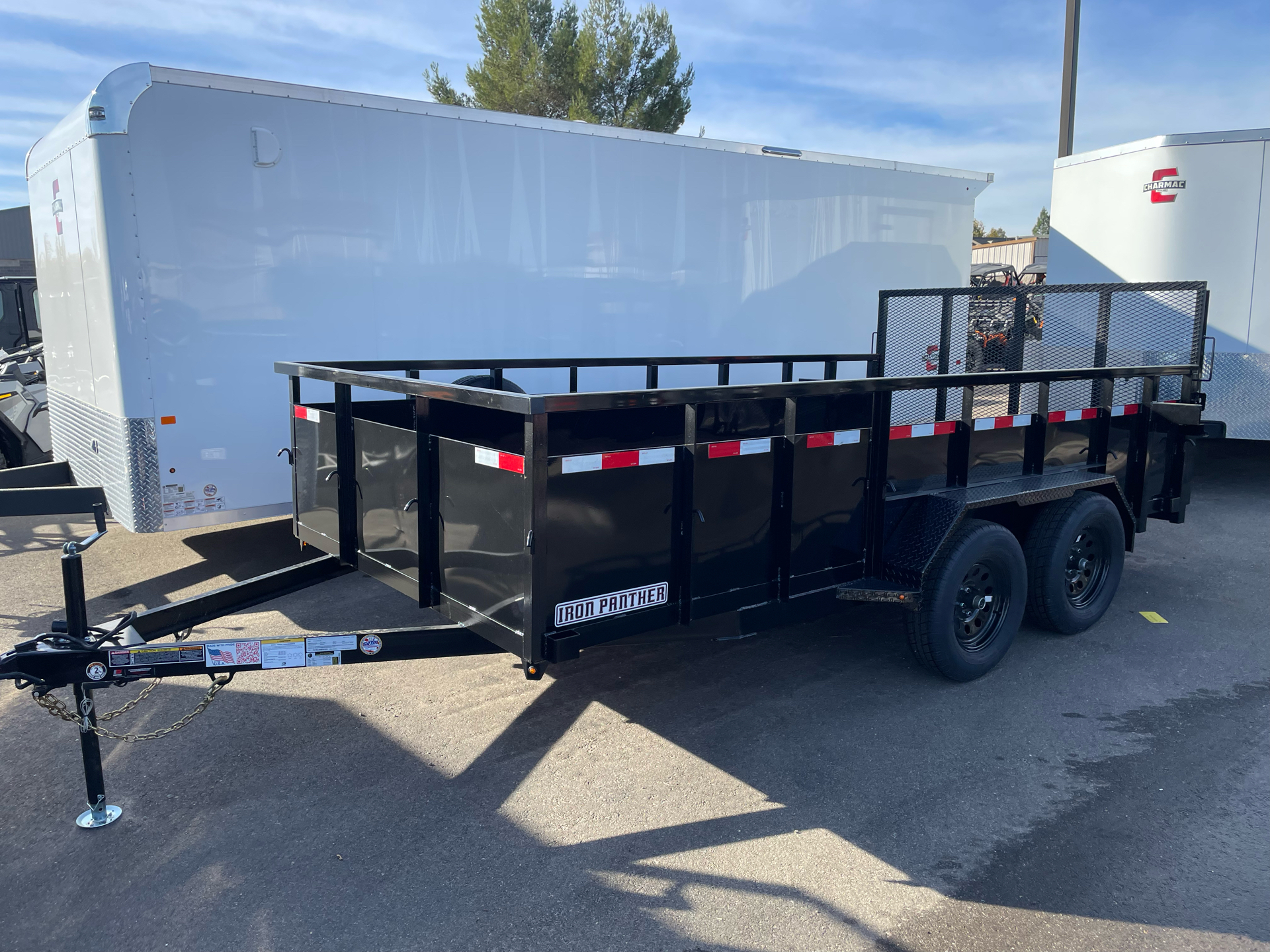 2024 IRON PANTHER TRAILERS 7X14 LANDSCAPE TA LT142 in Paso Robles, California - Photo 1
