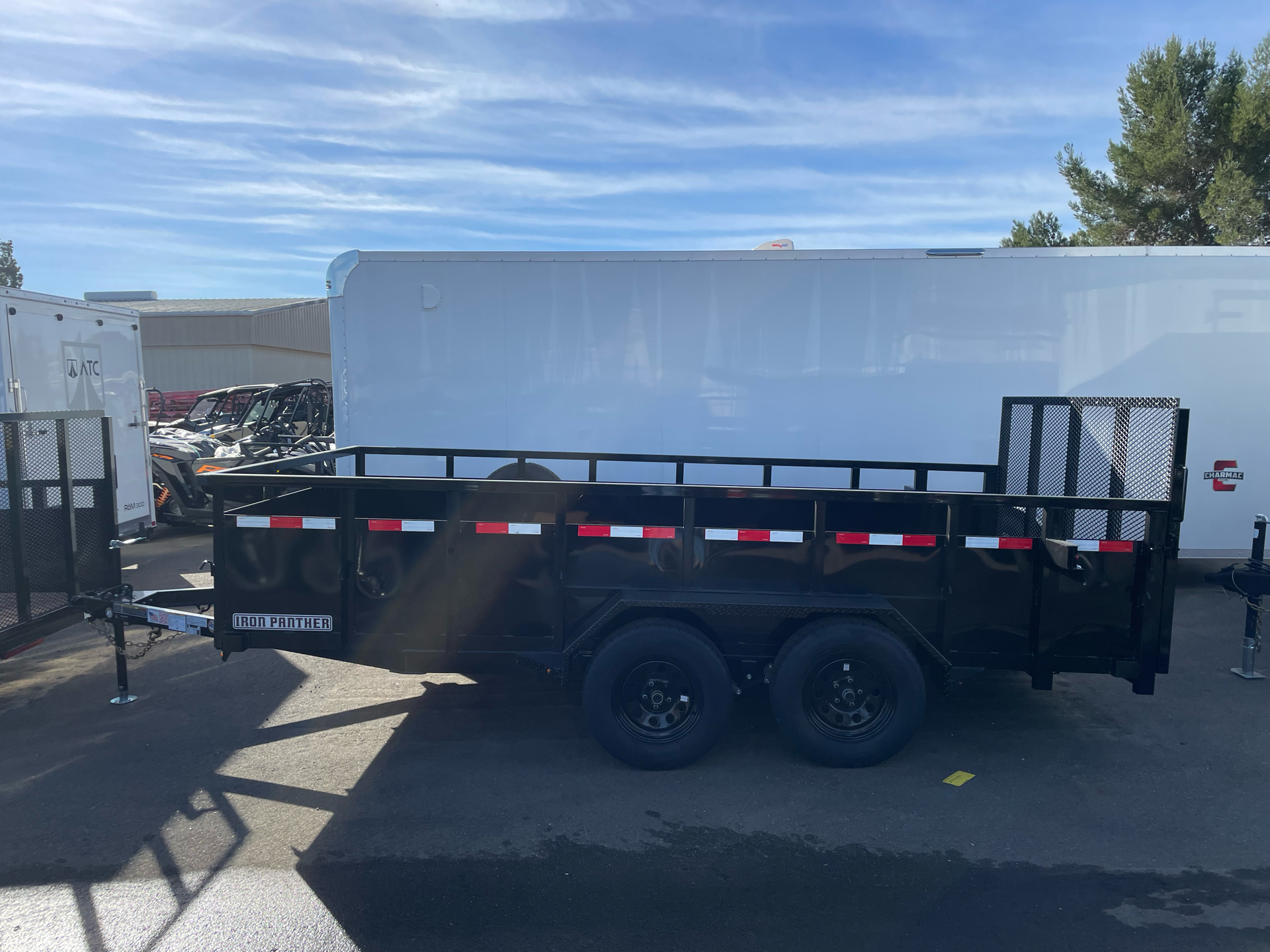 2024 IRON PANTHER TRAILERS 7X14 LANDSCAPE TA LT142 in Paso Robles, California - Photo 2