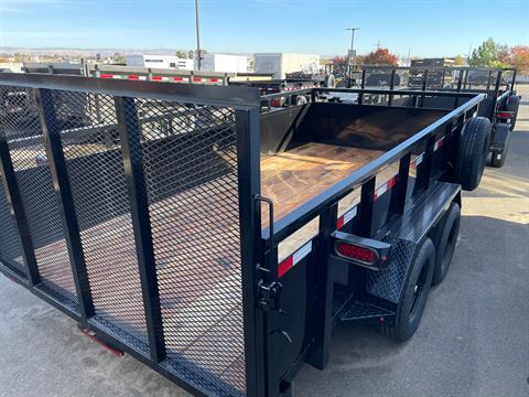 2024 IRON PANTHER TRAILERS 7X14 LANDSCAPE TA LT142 in Paso Robles, California - Photo 5