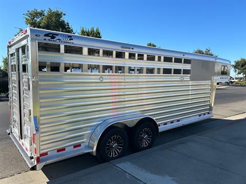 2025 4-STAR TRAILERS 7X20 DELUXE STOCK GN 14K TRAILER in Paso Robles, California - Photo 3