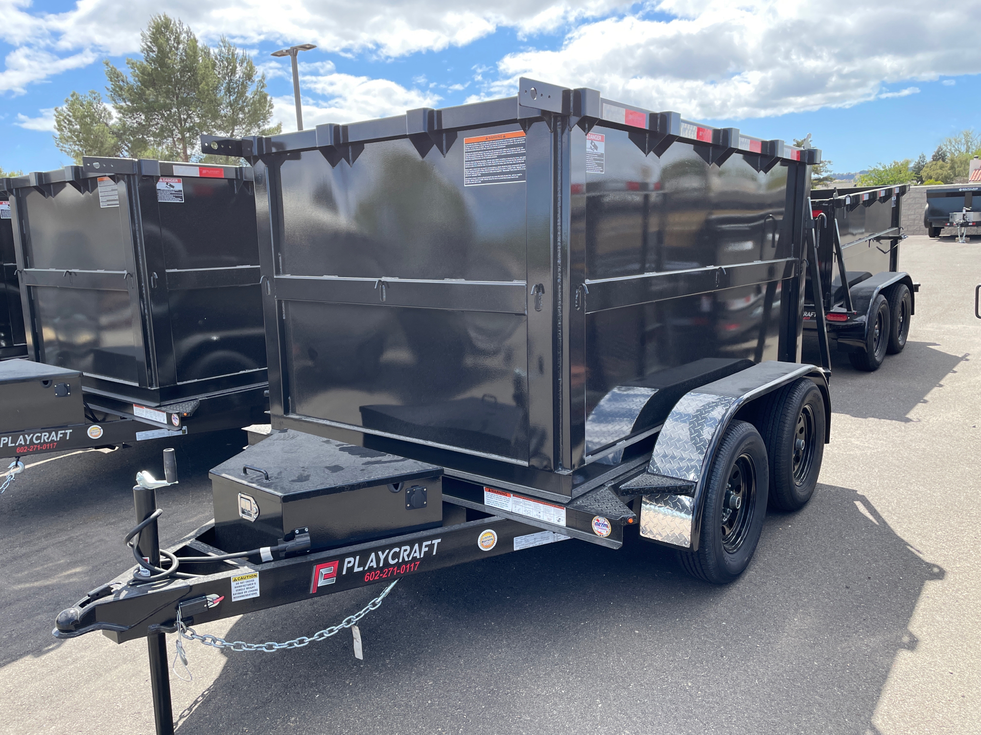 2022 PLAYCRAFT TRAILERS 5X8 4' SIDES DUMP in Paso Robles, California