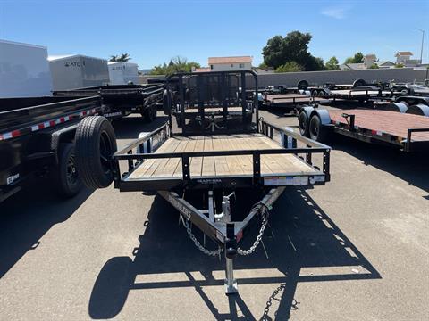2023 PJ Trailers 77 in. Single Axle Channel Utility (U7) 12 ft. in Paso Robles, California - Photo 2