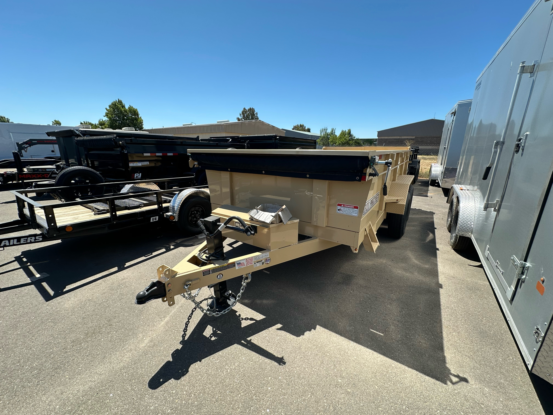 2024 IRON PANTHER TRAILERS 7X14X2 14K DUMP in Paso Robles, California - Photo 1