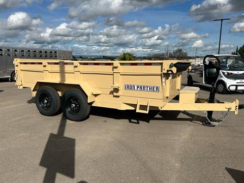 2024 IRON PANTHER TRAILERS 7X14X2 14K DUMP in Paso Robles, California - Photo 3