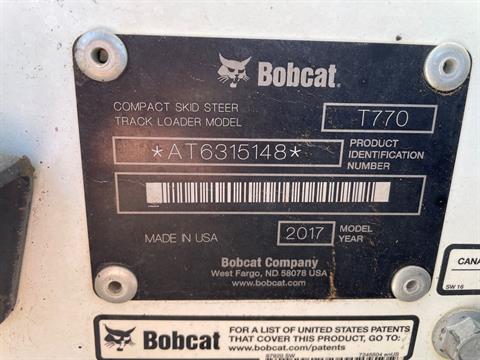 2017 Bobcat T770 TRACK LOADER in Paso Robles, California - Photo 13