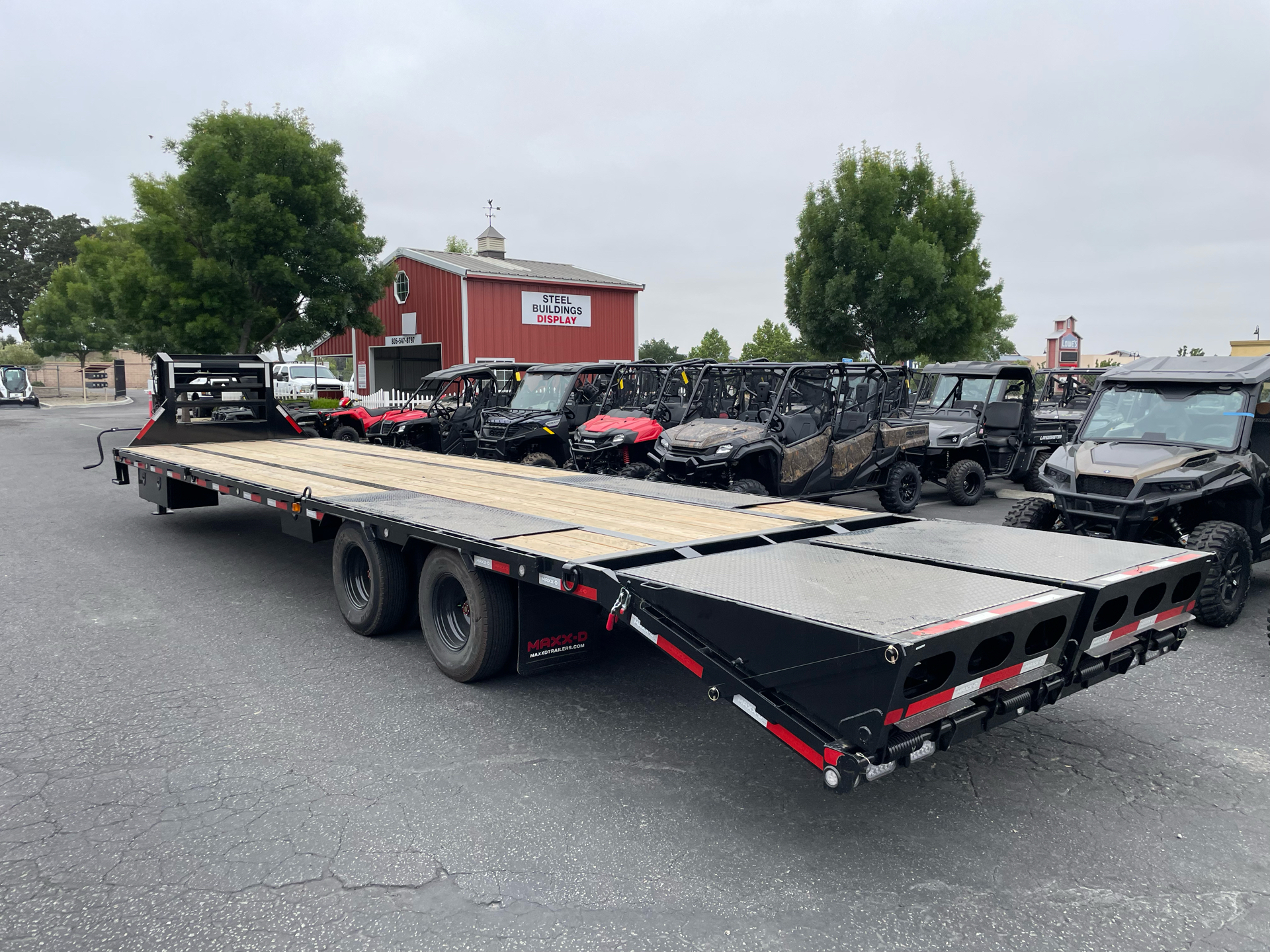 2023 MAXX-D TRAILERS 35x8.5 Low Pro Tandem Dual Flatbed LDX in Paso Robles, California - Photo 7