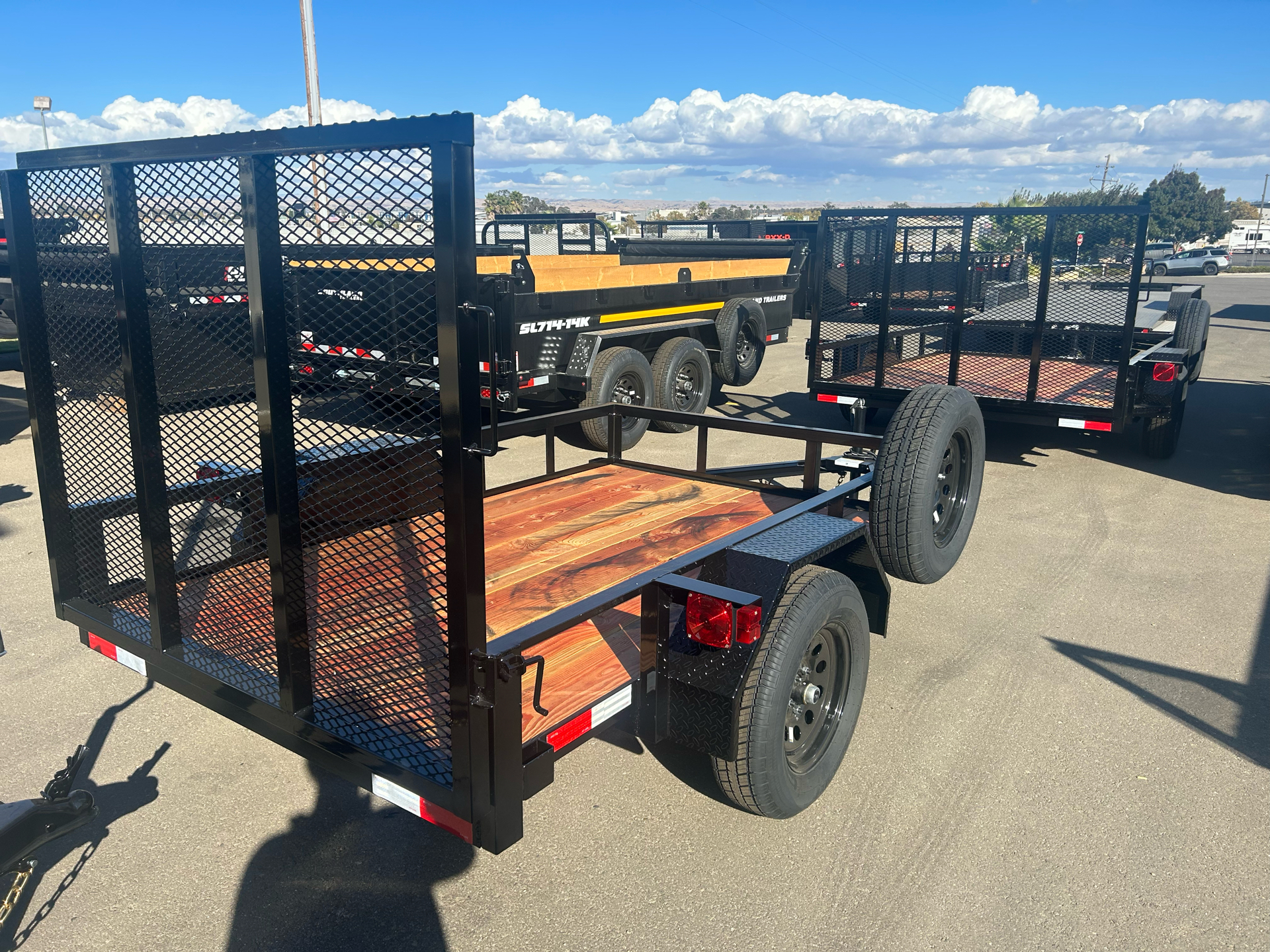 2024 IRON PANTHER TRAILERS 5X10 UTLITY SA UT109 in Paso Robles, California - Photo 2