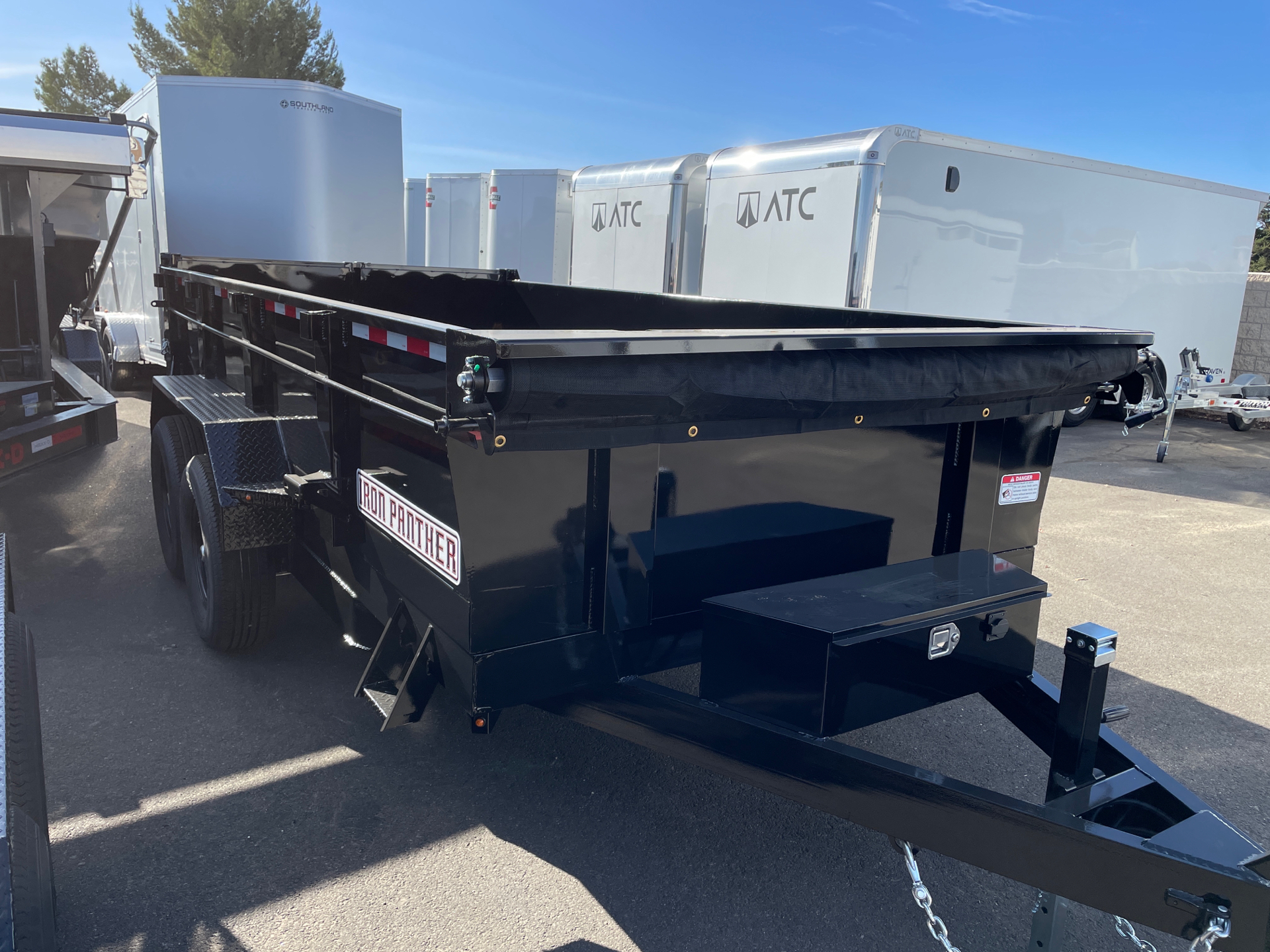 2023 IRON PANTHER  7'X14' Dump Trailer 14K in Paso Robles, California - Photo 3